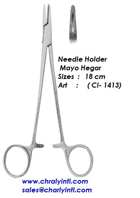 マヨネーズヘーガルニードルホルダー18センチ( ci- 1413)-歯科外科手術用の器具問屋・仕入れ・卸・卸売り