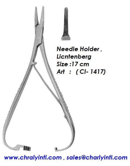 針ホルダー、 licntenberg17センチ( ci- 1417)-歯科外科手術用の器具問屋・仕入れ・卸・卸売り