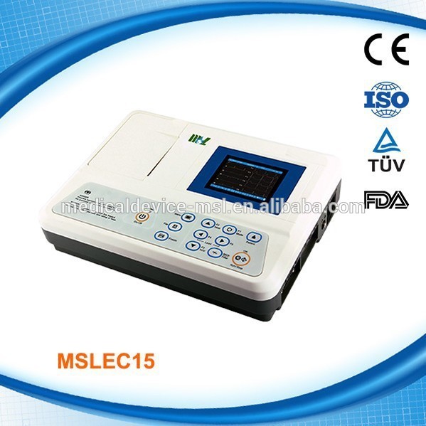 耐久性のあるデジタルハンドヘルドシングルチャンネル心電計/mslec15-lecgマシン-検査療法装置問屋・仕入れ・卸・卸売り