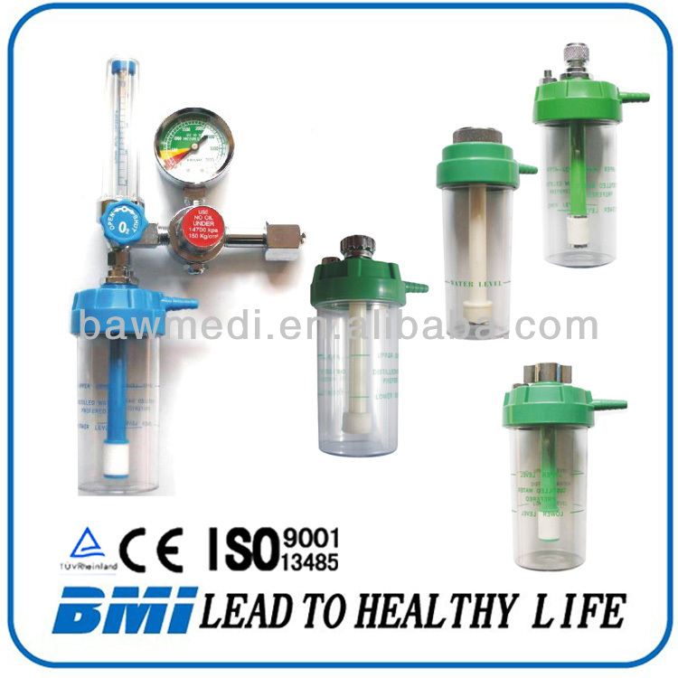 熱い販売の中国の医療用酸素レギュレータ付き加湿器とce-麻酔の装置及び付属品問屋・仕入れ・卸・卸売り