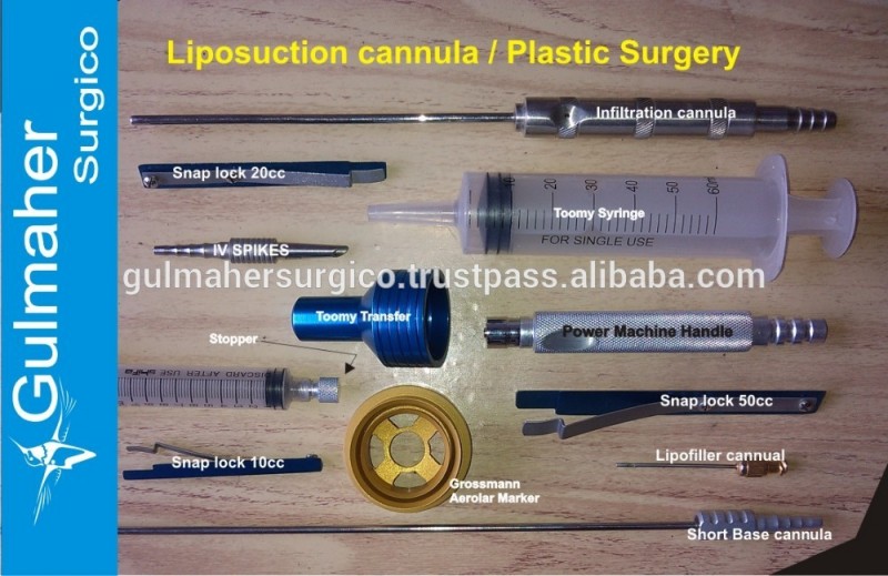 ルアーロック脂肪吸引カニューレカニューレ形成外科手術器具-外科手術用の器具の基礎問屋・仕入れ・卸・卸売り