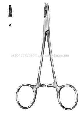 コリアーロックステンレス鋼と針ホルダー、 サイズ12.5cm/アートなし: oi-04-127-12/手術器具-外科手術用の器具の基礎問屋・仕入れ・卸・卸売り
