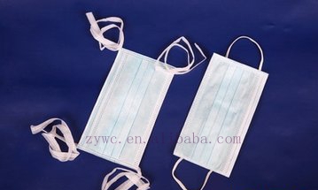 使い捨てフェイスマスク2ply/3ply耳のループ・上にネクタイ、 外科フェイスマスク-材料のためのドレッシングそして心配問屋・仕入れ・卸・卸売り