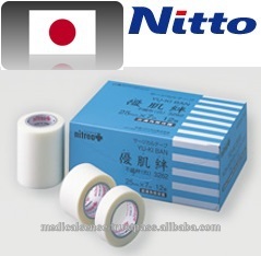 信頼性と肌- フレンドリーなサージカルテープ日本、 美容室のための用と医療用利用可能、 日東、-外科供給問屋・仕入れ・卸・卸売り