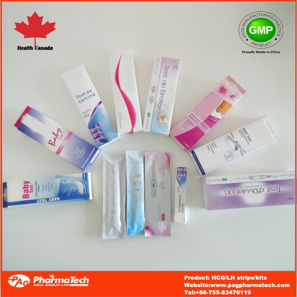 Gmpカナダ健康hcg/lhの妊娠検査ストリップ-血の試験装置問屋・仕入れ・卸・卸売り