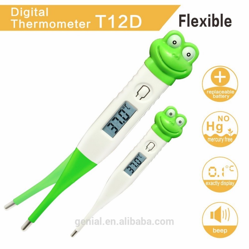 デジタルベビー体温計2015熱い販売の漫画温度計を持っているハードチップで柔軟な先端とce。 赤ん坊の世話の健康な-温度計問屋・仕入れ・卸・卸売り