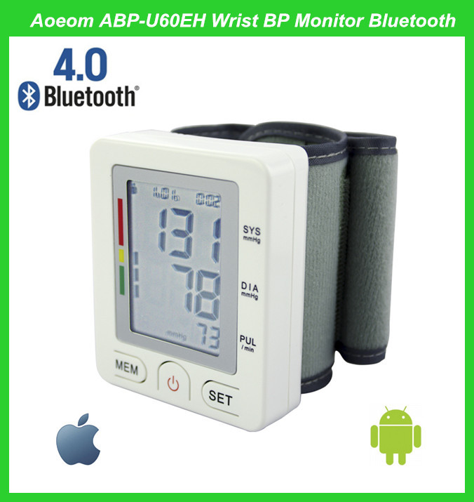ブルートゥースデジタル付き血圧計手首式無料アプリとiosのアンドロイド2.2witstechハートビートテスト-血圧のモニター問屋・仕入れ・卸・卸売り