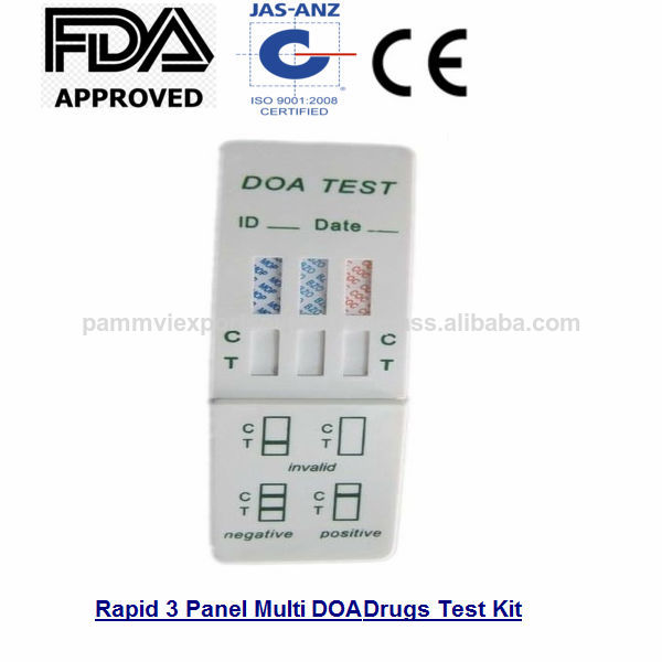 急速な薬剤のテストマルチdoa3パネルキットfda、 ce認定品-病理学の分析装置問屋・仕入れ・卸・卸売り