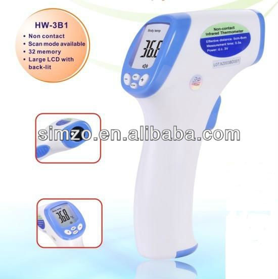 医療赤外線温度計、 スキャン機能( ボディ/オブジェクトモード)-温度計問屋・仕入れ・卸・卸売り