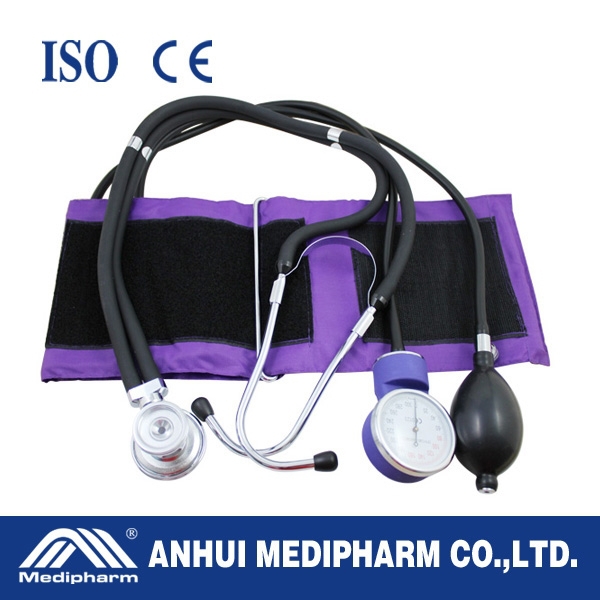 医療家庭用血圧計デュアルヘッド聴診器付き/熱い販売のアネロイド型血圧計-血圧のモニター問屋・仕入れ・卸・卸売り