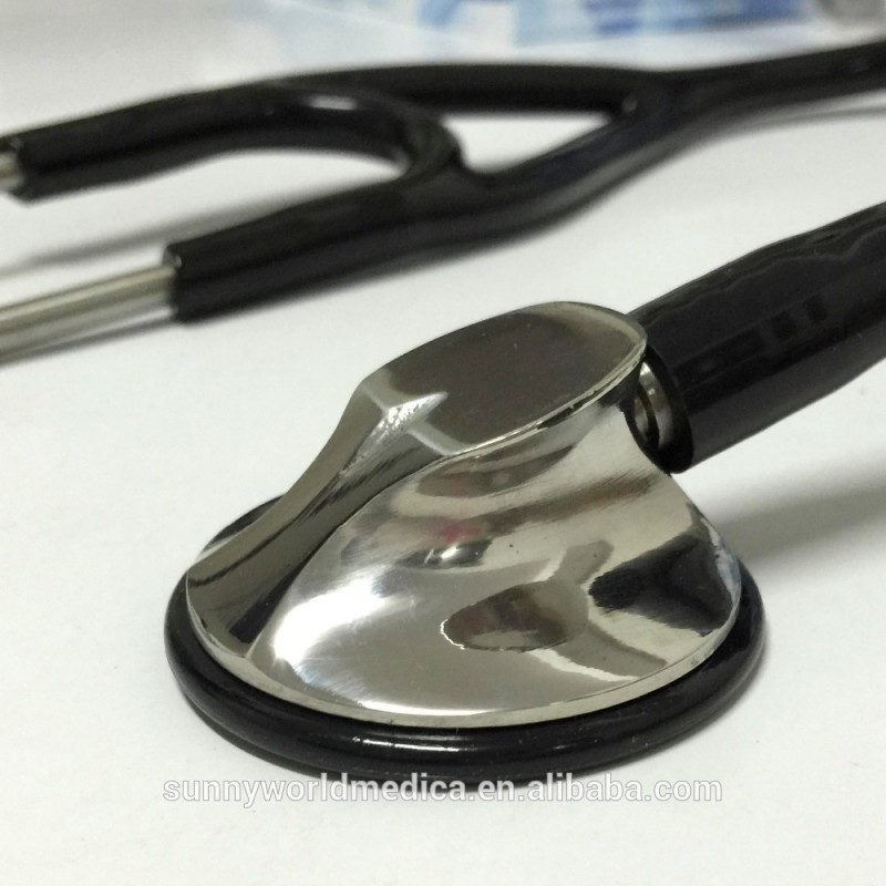 Sw-st04d心臓病ステンレス鋼の聴診器。 ニッケルメッキを。 デラックス聴診器-聴診器問屋・仕入れ・卸・卸売り