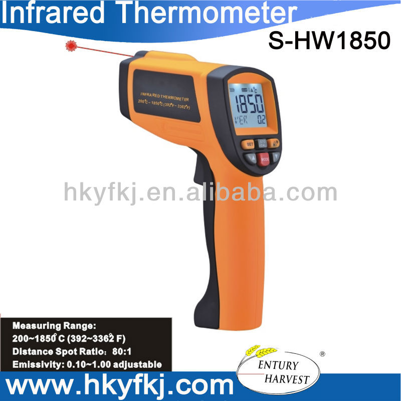 赤外線デジタル温度計( s- hw1850)-医学の定温器問屋・仕入れ・卸・卸売り