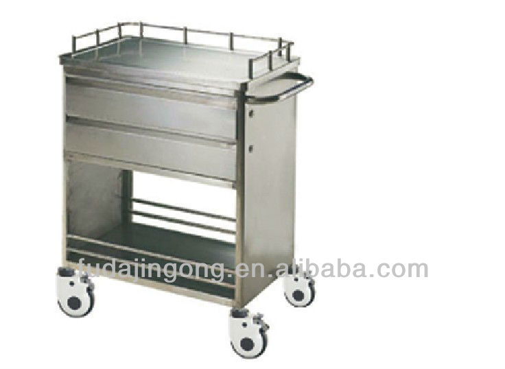 B-16 医療トロリー / 病院医学用トロリーステンレス鋼-病棟、看護用品問屋・仕入れ・卸・卸売り