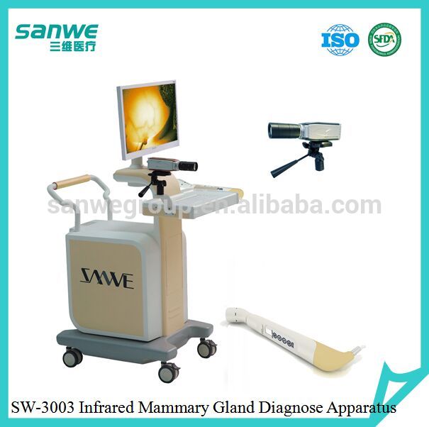 の女性の胸sanwesw-3003赤外線乳腺試験装置-レーザー外科及び療法装置問屋・仕入れ・卸・卸売り