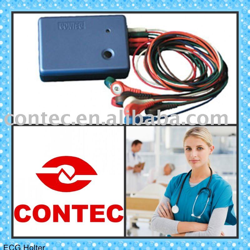 CONTEC 12はECG Holterかレコーダーを運ぶ-高周波電極問屋・仕入れ・卸・卸売り