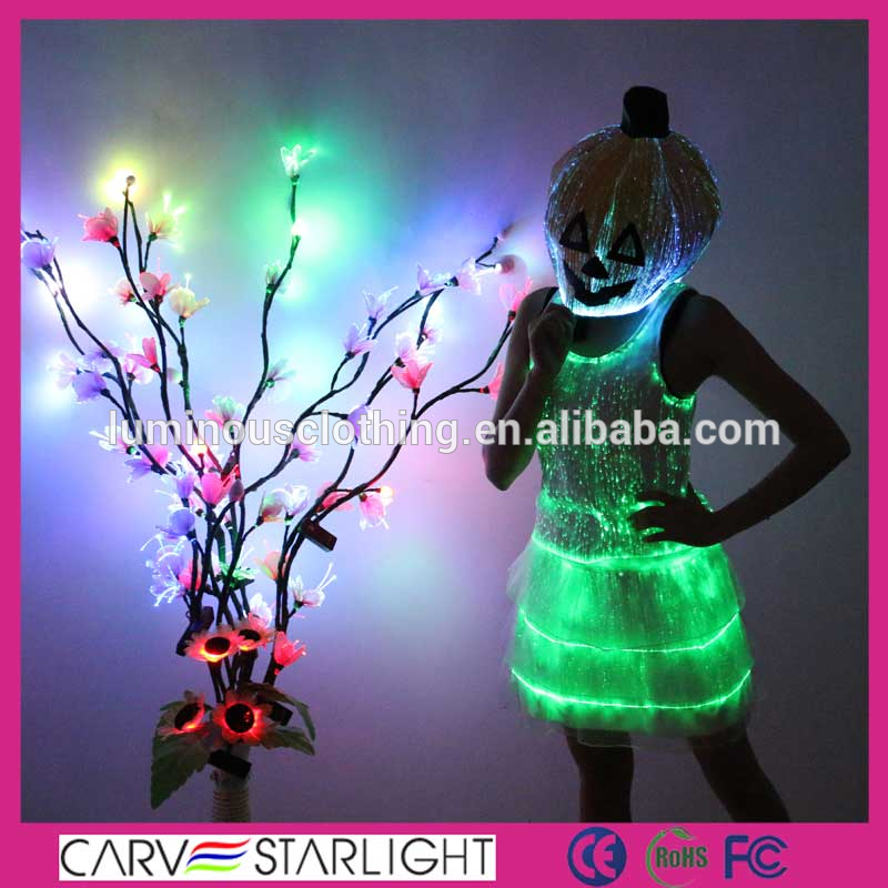 新商品、 ファッション2015光ファイバーled商業ハロウィーンの飾り-セクシーコスチューム問屋・仕入れ・卸・卸売り
