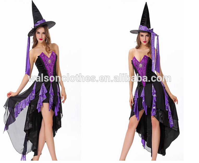 女性の魅力的なイブニングwalson保証貿易enchantress妖精ハロウィン衣装安いセクシーな魔女の衣装-セクシーコスチューム問屋・仕入れ・卸・卸売り