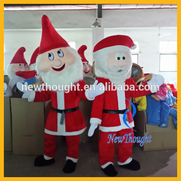 卸売新しいデザインのキッズパーティークリスマスサンタクロースの泡ヘッドのマスコットの衣装-マスコット問屋・仕入れ・卸・卸売り