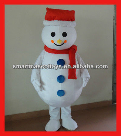 雪だるま販売のための大人のマスコットの衣裳-マスコット問屋・仕入れ・卸・卸売り