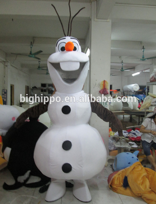 冷凍オラフ素敵な大人のための雪だるまのマスコットの衣裳-マスコット問屋・仕入れ・卸・卸売り