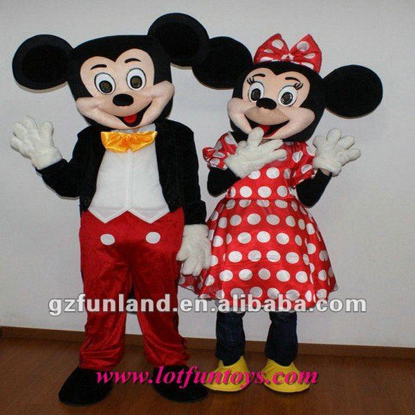Mickey及びMinnie/特性/マスコット/動物の衣裳。-マスコット問屋・仕入れ・卸・卸売り