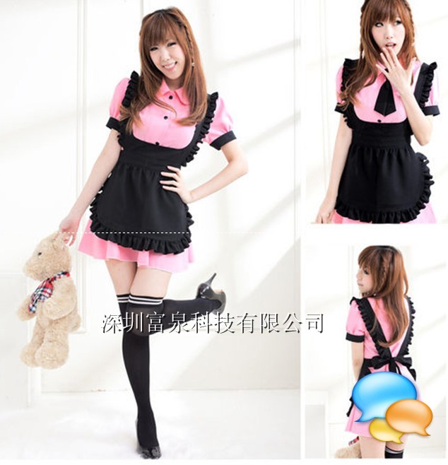 メイド服・超カワ コスプレメイド・ゴスロリコスプレ衣装・コスチューム衣装(全2色)-セクシーコスチューム問屋・仕入れ・卸・卸売り