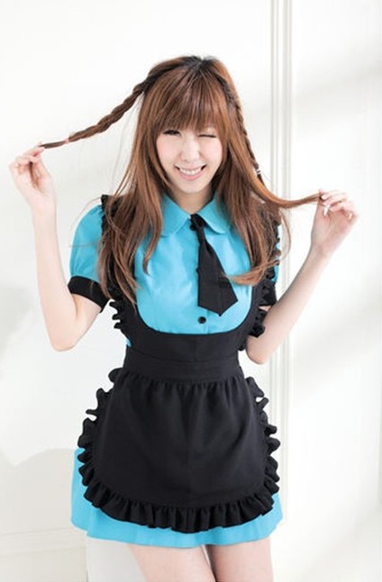 メイド服・超カワ コスプレメイド・ゴスロリコスプレ衣装・コスチューム衣装(全2色)-セクシーコスチューム問屋・仕入れ・卸・卸売り