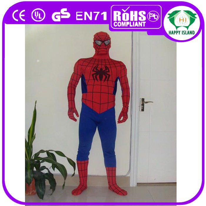 こんにちは2015熱い販売の大人のための黒いスパイダーマン衣装-テレビ、映画コスチューム問屋・仕入れ・卸・卸売り