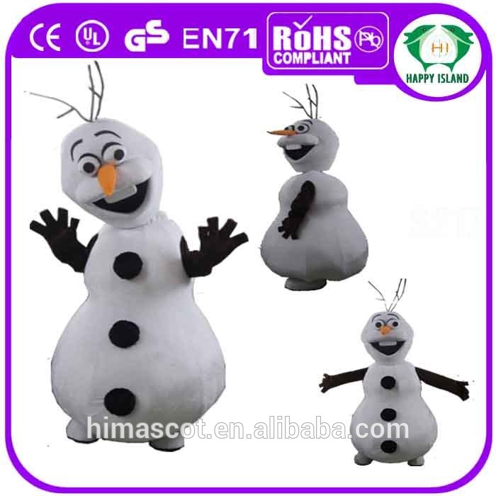 こんにちはceen71映画冷凍オラフ大人のための雪だるまのマスコットの衣裳-テレビ、映画コスチューム問屋・仕入れ・卸・卸売り