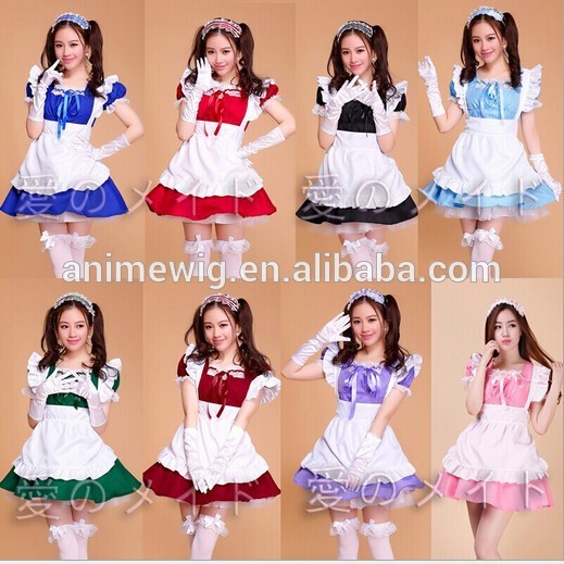 服和高品質の制服セクシードレスロリータメイドドレスコスプレ衣装アニメウェイトレス仮装ハロウィン衣装-アニメコスチューム問屋・仕入れ・卸・卸売り