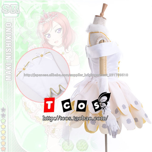 送料無料 Love Live! ラブライブ風◆覚醒 花嫁 西木野真姫◆コスプレ衣装-アニメコスチューム問屋・仕入れ・卸・卸売り