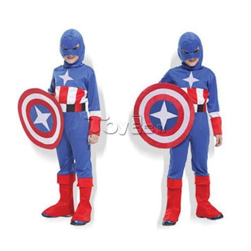 熱い販売のコスプレ衣装2015キャプテンアメリカアベンジャーズハロウィンクリスマスパーティー販売のためのカスタムの服の衣装-アニメコスチューム問屋・仕入れ・卸・卸売り