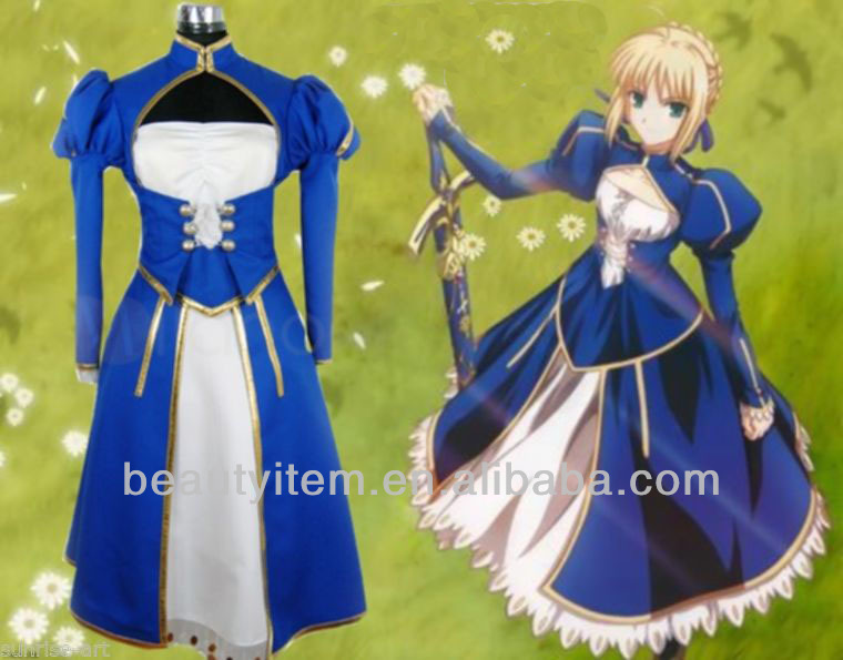 ☆運命ステイナイトセイバーコスプレ衣装☆-アニメコスチューム問屋・仕入れ・卸・卸売り