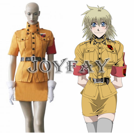 ヘルシングセラスビクトリア黄色のコスプレ衣装ハロウィン服-アニメコスチューム問屋・仕入れ・卸・卸売り