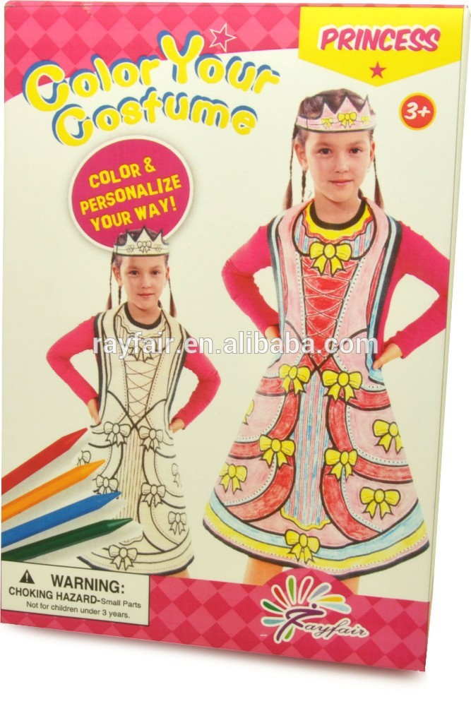 Diypaitingcostume/diy不- 織costume/diy塗装王女/着色あなた自身の衣装-その他コスチューム問屋・仕入れ・卸・卸売り