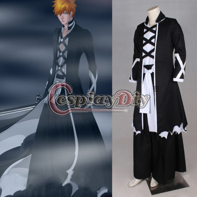 ☆BLEACH ブリーチ 風 黒崎一護 タイプ 死神 コスチューム オーダーメイド ☆-アニメコスチューム問屋・仕入れ・卸・卸売り