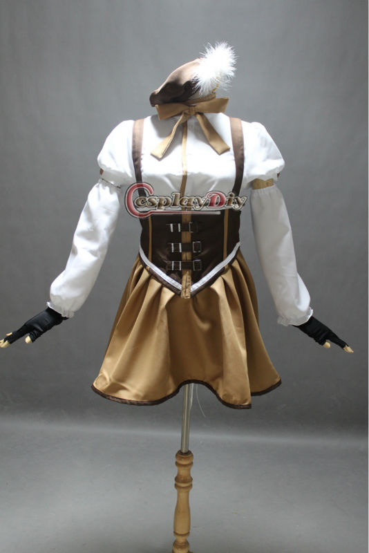 2013人気商品アニメ※ゲーム☆コスプレ衣装♫魔法少女まどか☆マギカ 巴マミ-アニメコスチューム問屋・仕入れ・卸・卸売り