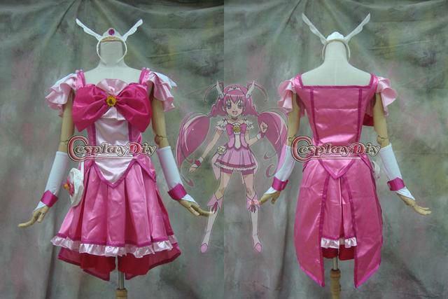 2012新番cosplay☆コスプレ衣装★アニメ★スマイルプリンキュア ピンク星空みゆき-アニメコスチューム問屋・仕入れ・卸・卸売り