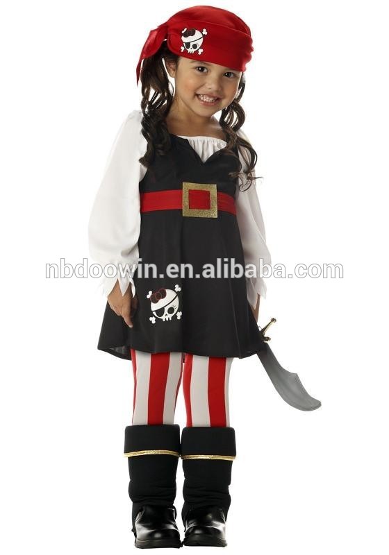 幼児の少し少女ハロウィーンの衣装海賊-その他コスチューム問屋・仕入れ・卸・卸売り
