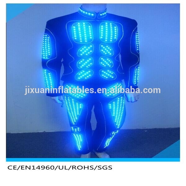 ステップアップダンス映画コスプレＬＥＤロボットスーツ衣装主導のロボット-作業着問屋・仕入れ・卸・卸売り
