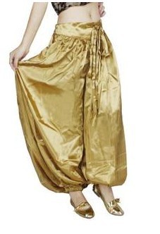 アラビアンスタイルの熱い販売のサテンのベリーダンスは女性のズボンをハーレムk- 4031#-ダンスウエア問屋・仕入れ・卸・卸売り