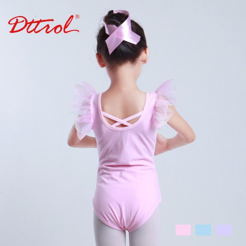 子供子供のフラッター半袖バレエレオタードバレエダンスドレスgirlsd031008用バレエスカート-作業着問屋・仕入れ・卸・卸売り