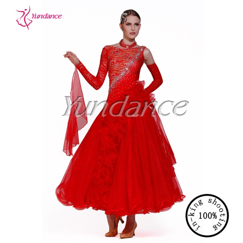 新しいクリスマス2014年国際標準b-13116社交ダンスドレス-作業着問屋・仕入れ・卸・卸売り