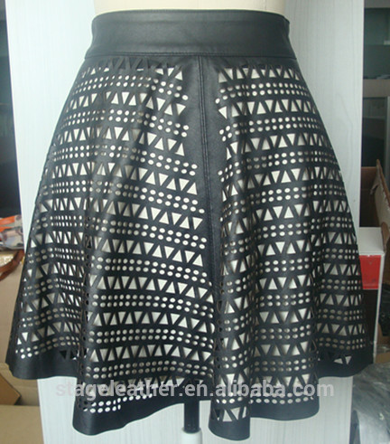 ファッション2014年のスカート女性のためのレーザー-スカート問屋・仕入れ・卸・卸売り