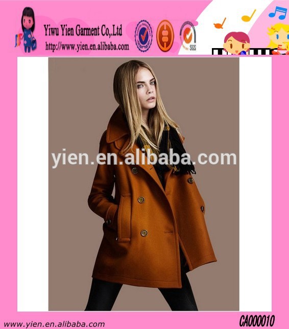 女性カジュアルコート冬のコート卸売綿のコートの女性のジャケットの縫製工場中国ではインド2014年衣類-コート問屋・仕入れ・卸・卸売り
