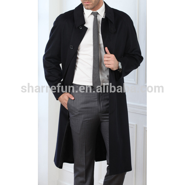 古典的なロング2014-201570/30スタイルの冬のウールカシミヤのコート男性用-プラスサイズコート問屋・仕入れ・卸・卸売り