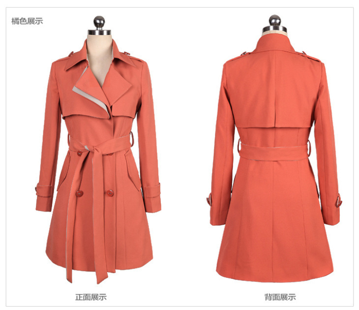 卸売女性の韓国スタイルのファッション2014年新しいモデル春と秋のコートジャケットの女性のための-コート問屋・仕入れ・卸・卸売り
