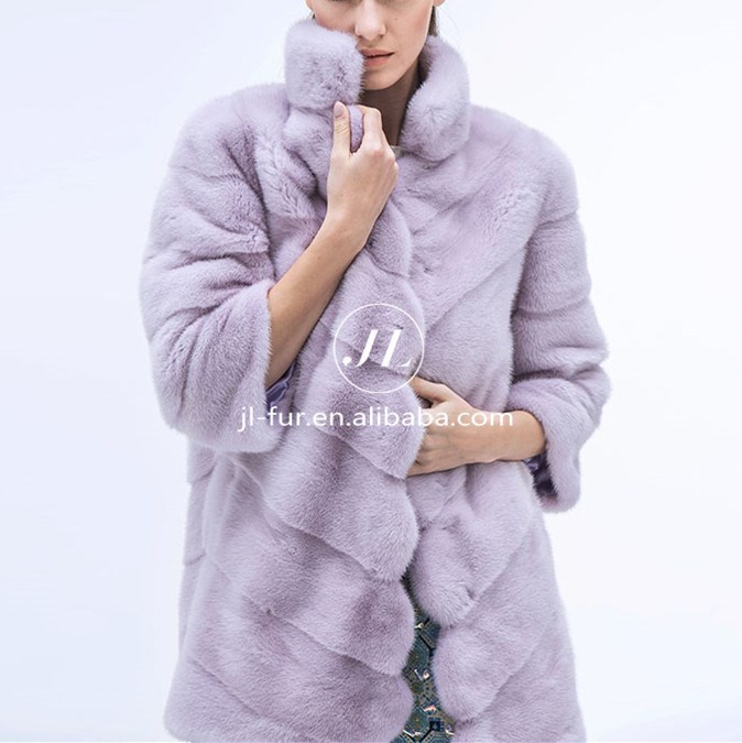 人気の女性の服の女性2015ジャケット、 のミンクの毛皮のジャケット-コート問屋・仕入れ・卸・卸売り
