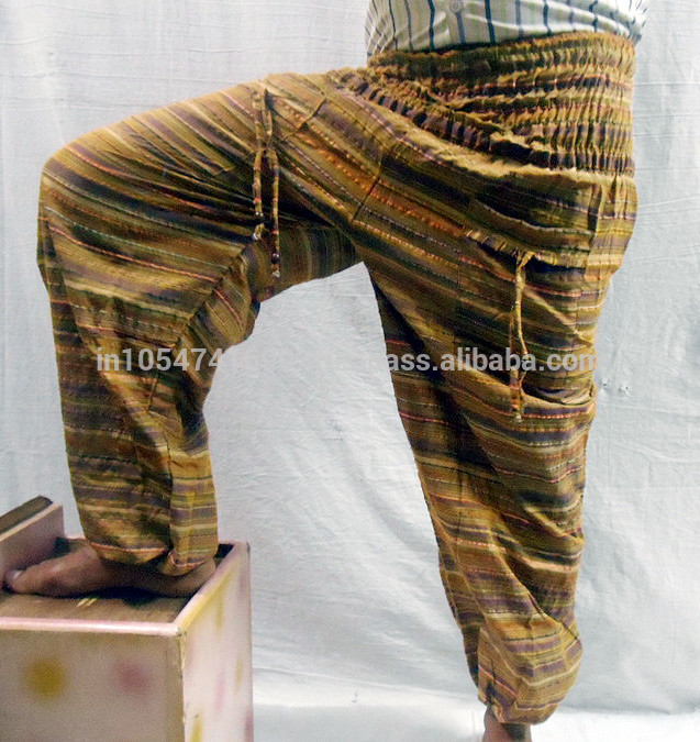 新しいレディースプリントalibabahareemフルレングスのパンツをハーレムパンツインドの女性のダブダブメーカー・卸売業者-ズボン問屋・仕入れ・卸・卸売り