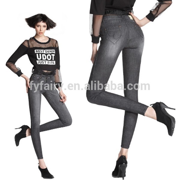 綿100％2015卸売最も新しい様式wd1110熱い販売の女性のスキニージーンズ-ジーンズ問屋・仕入れ・卸・卸売り